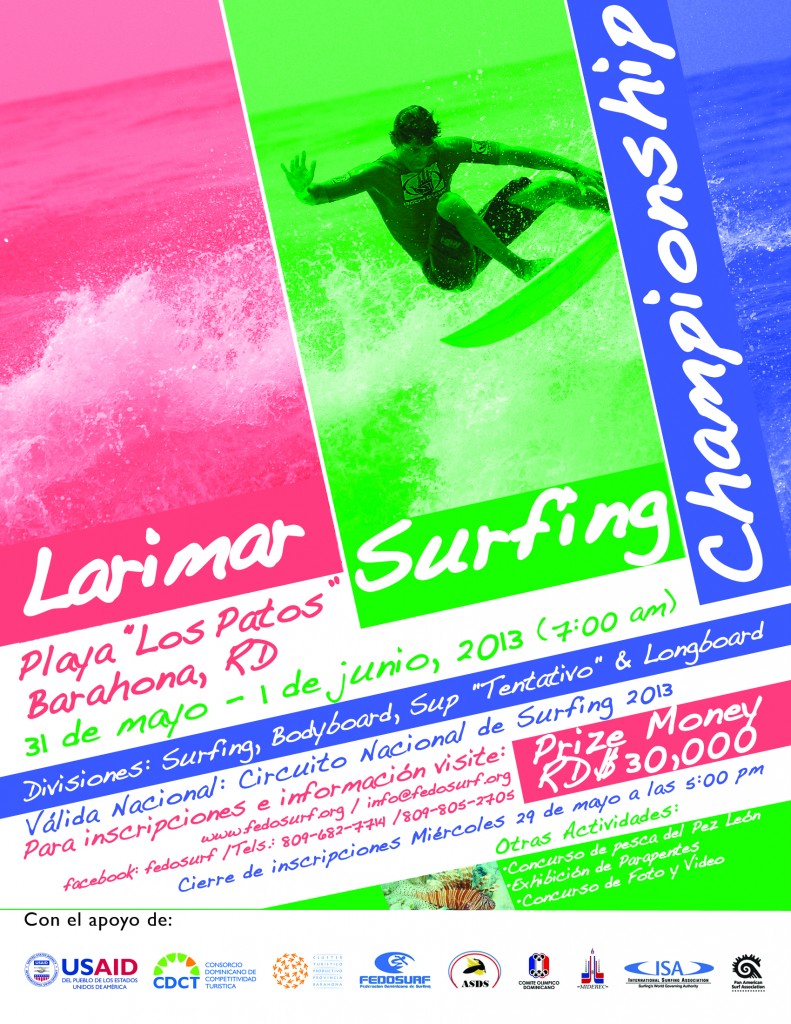 Larimar Surfing Championship Playa Los Patos Barahona